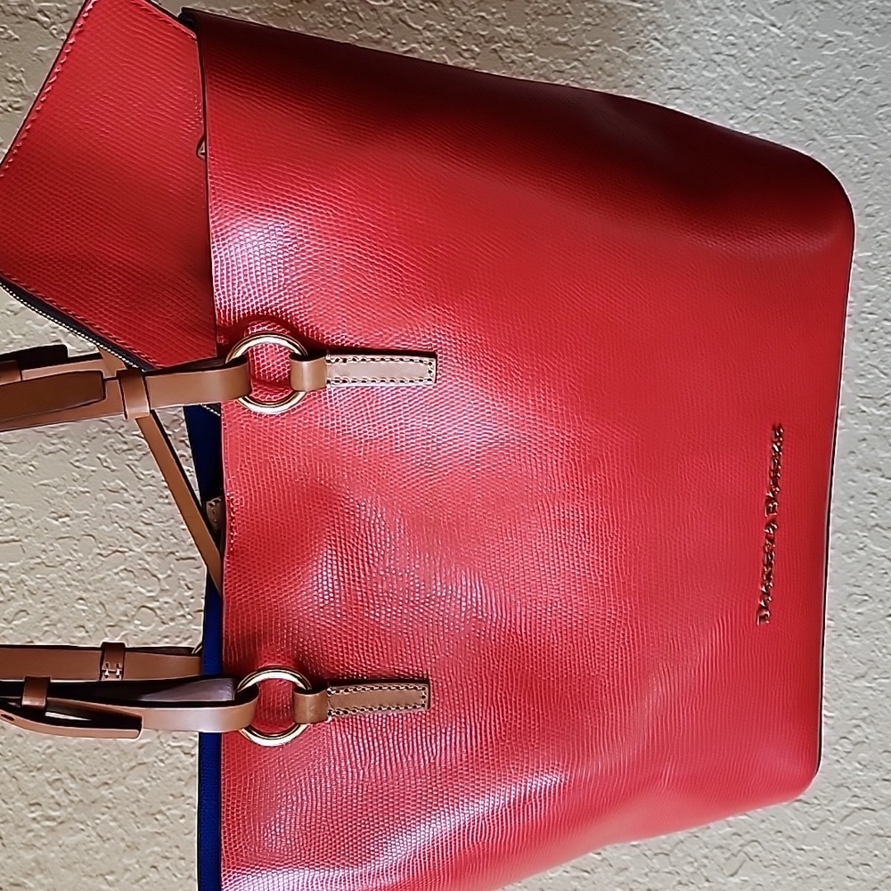 Dooney & Bourke Large Tote NWOT 🎉 orange-red gorgeous Fall color